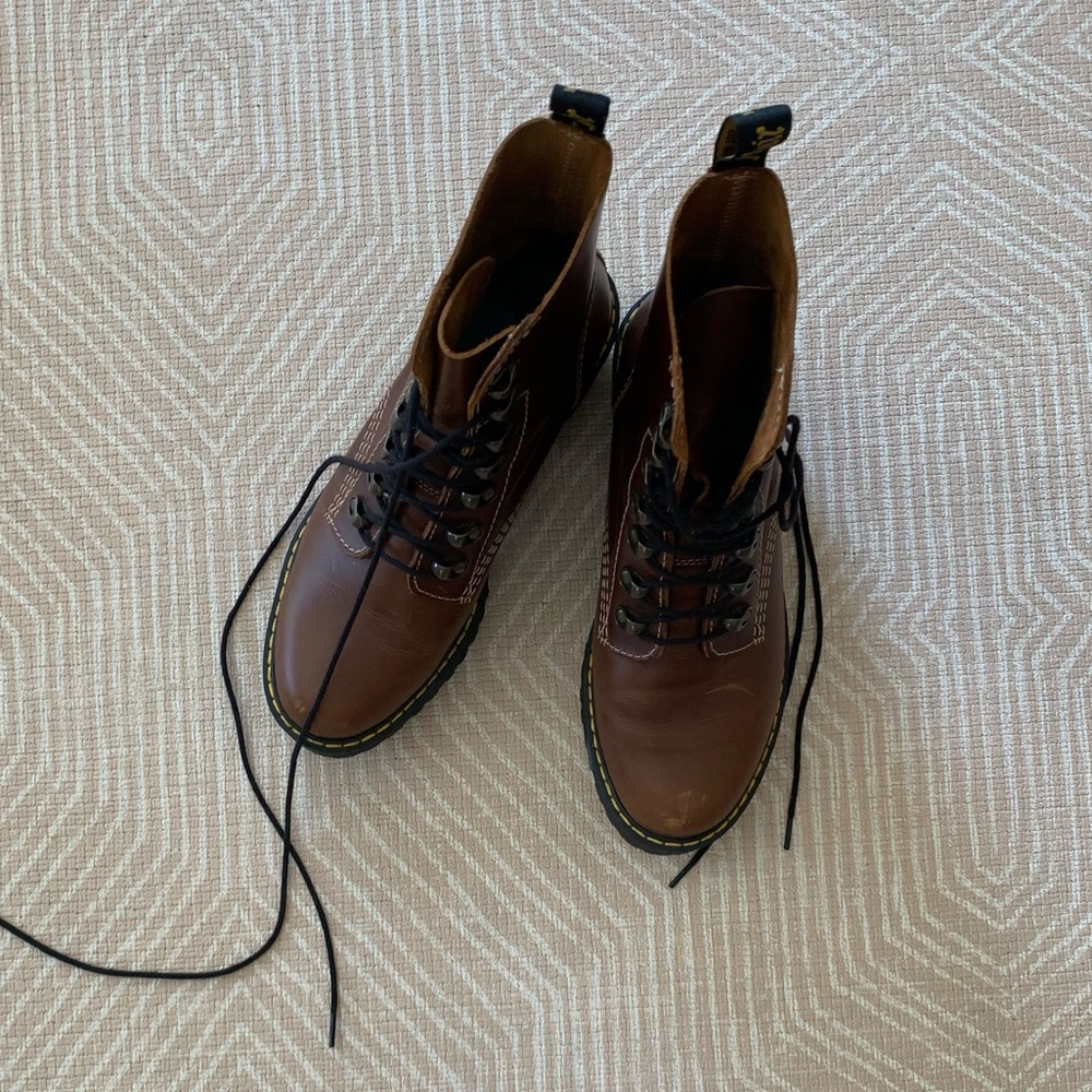 Brown Doc Martens Leona